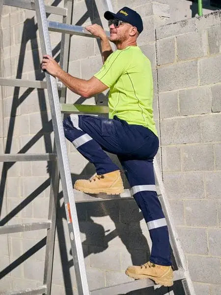 Bisley Stretch Taped Cotton Elastic Waist Cargo Work Pants BPC6029T - Allsorts Workwear