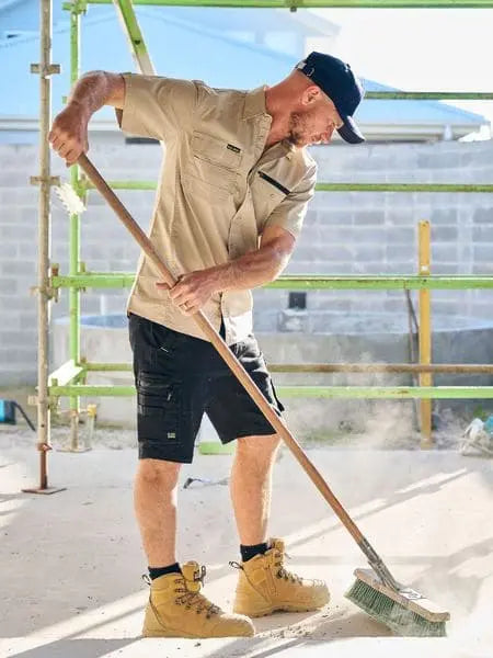 Bisley Flex & Move Stretch Denim Zip Cargo Pants BSHC1335 - Allsorts Workwear