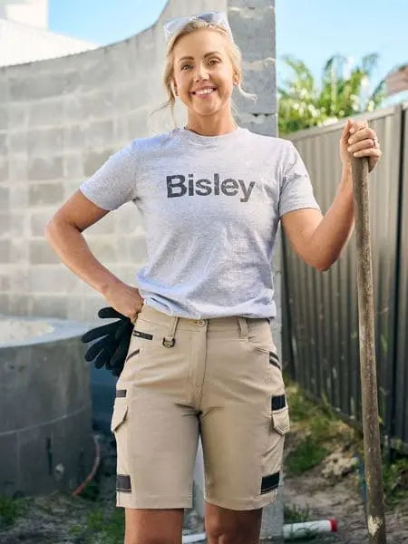 Bisley Women's Flex & Move 4 Way Stretch Cargo Shorts BSHL1332 - Allsorts Workwear