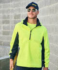 Bisley Workwear Hi Vis Water Repellent Fleece Hoodie BK6571 - Allsorts Workwear