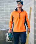 Bisley Workwear Hi Vis Water Repellent Fleece Hoodie BK6571 - Allsorts Workwear