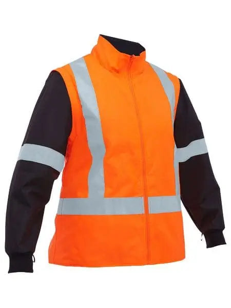 Bisley Taped Women's Hi Vis 5 in 1 Rain Jacket BKL6975 - Allsorts Workwear