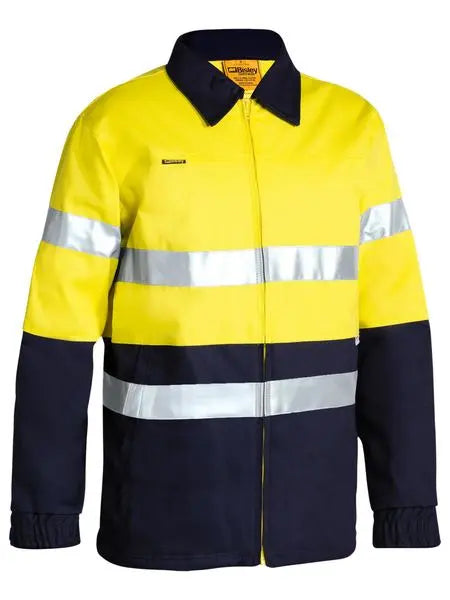 Bisley Workwear 3m Taped Hi Vis Drill Jacket BK6710T - Allsorts Workwear