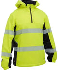 Bisley Workwear Hi Vis Water Repellent Taped Fleece Hoodie BK6571T Bisley Workwear