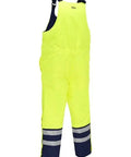 Bisley Workwear Taped Hi Vis Freezer Bib & Brace Coverall BAB6452T - Allsorts Workwear
