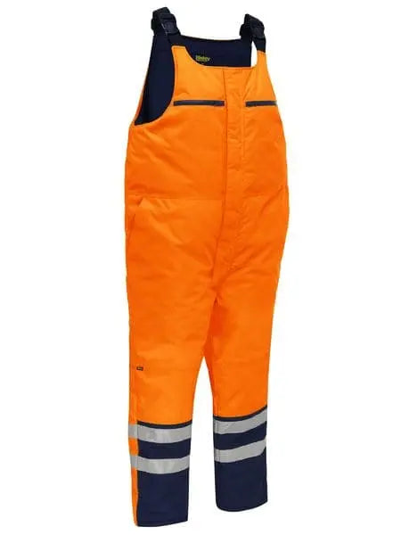 Bisley Workwear Taped Hi Vis Freezer Bib & Brace Coverall BAB6452T - Allsorts Workwear