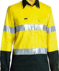 Bisley Workwear Women's 3m Taped Cool Lightweight Hi Vis Shirt BL6896 - Allsorts Workwear