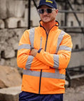Bisley X Taped Hi Vis Softshell Jacket BJ6059XT - Allsorts Workwear