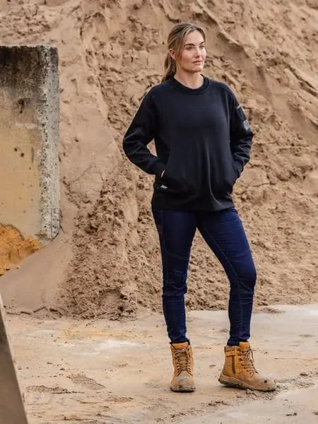 Bisley Women's Fleece Crew Neck Jumper BKL6723 - Allsorts Workwear