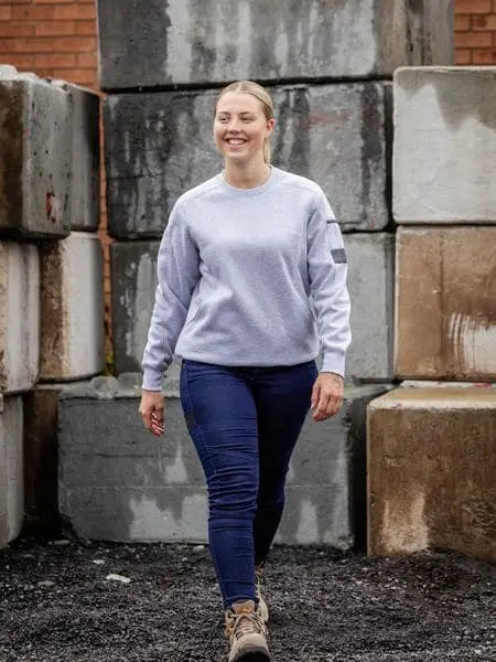 Bisley Women's Fleece Crew Neck Jumper BKL6723 - Allsorts Workwear