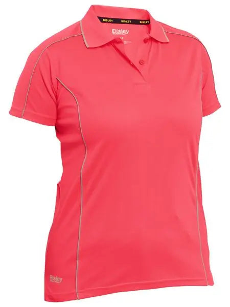 Bisley Women's Cool Mesh Polo Shirt BKL1425 Metro Workwear.