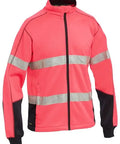 Bisley Men's Taped Hi Vis Zip Front Fleece BK6611T - Allsorts Workwear