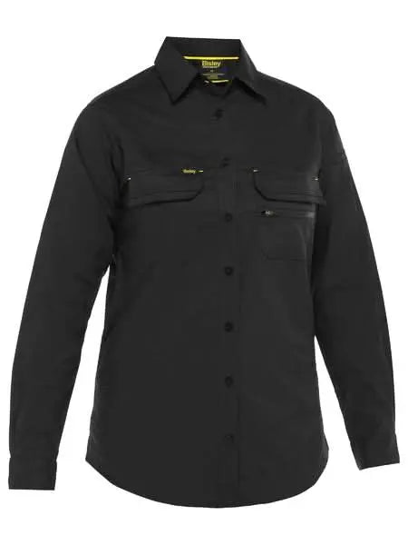 Bisley Women's X Airflow Stretch Ripstop Work Shirt BL6490 - Allsorts Workwear