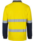 Hi Vis (D+n) L/s Cotton Polo 6DCPL Jb's Wear