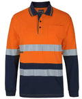 Hi Vis (D+n) L/s Cotton Polo 6DCPL Jb's Wear