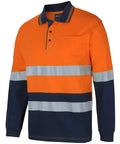 Hi Vis (D+n) L/s Cotton Polo 6DCPL Jb's Wear