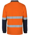 Hi Vis (D+n) L/s Cotton Polo 6DCPL Jb's Wear