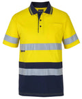 Hi Vis (D+n) S/s Cotton Polo 6DCPS Jb's Wear