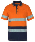 Hi Vis (D+n) S/s Cotton Polo 6DCPS Jb's Wear