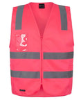 JB'S Hi-Vis Zip Safety Vest 6DNSZ Jb's Wear