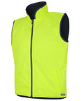 JB'S Hi-Vis Reversible Vest 6HRV - Allsorts Workwear