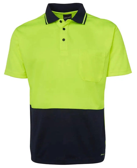 JBS Wear Adults Hi-Vis Polo Shirt 6HVNC Jb's Wear