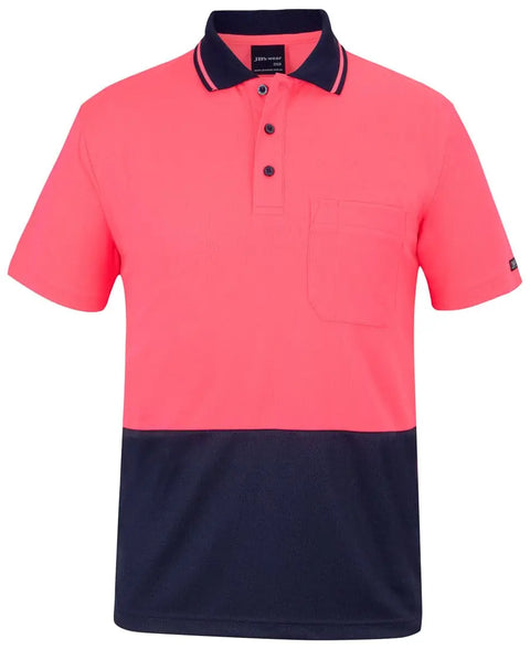 JB'S Adults Hi-Vis Traditional Polo 6HVNC - Allsorts Workwear