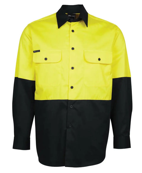 JB'S Hi-Vis Long Sleeve Shirt 6HWSL - Allsorts Workwear