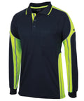 JB's Hi-Vis Long Sleeve Street Panel Polo 6SPPL Jb's Wear