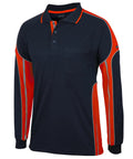 JB's Hi-Vis Long Sleeve Street Panel Polo 6SPPL Jb's Wear