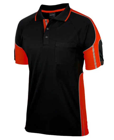JB's Hi-Vis Short Sleeve Street Panel Polo 6SPPS Jb's Wear