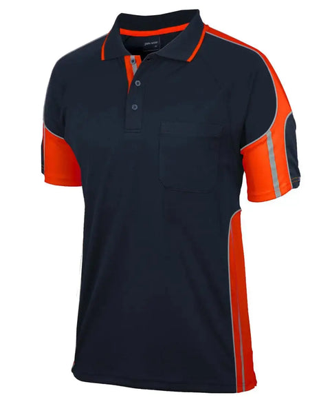 JB's Hi-Vis Short Sleeve Street Panel Polo 6SPPS Jb's Wear