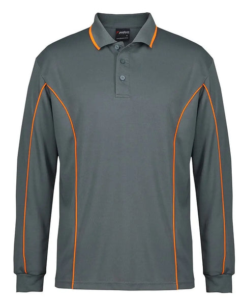 JB'S Long Sleeve Piping Polo 7PIPL - Allsorts Workwear