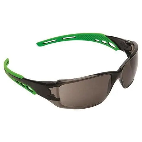 Pro Choice Cirrus - Smoke Polycarbonate Frame With Soft Green Arms X12 - 9182 - Allsorts Workwear
