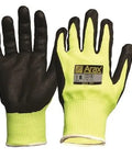 Pro Choice Arax Gold, Nitrile Sand Dip On Hi-vis Yellow Liner - AFYN PPE Pro Choice 7  