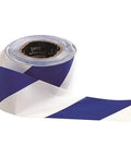 Pro Choice Blue/white Hazard Tape - BW10075 PPE Pro Choice 100M X 75MM  