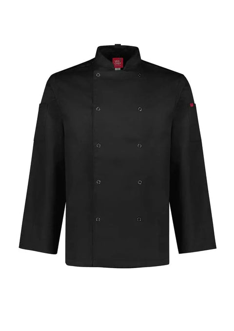 Biz Collection Zest Mens L/S Chef Jacket - CH232ML - Flash Uniforms 