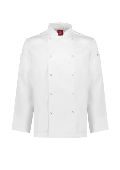 Biz Collection Zest Mens L/S Chef Jacket - CH232ML - Flash Uniforms 