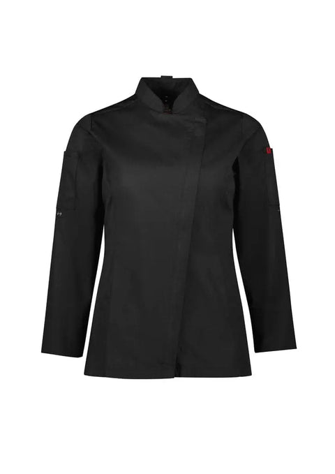 Biz Collection Womens Alfresco Long Sleeve Chef Jacket CH330LL - Allsorts Workwear
