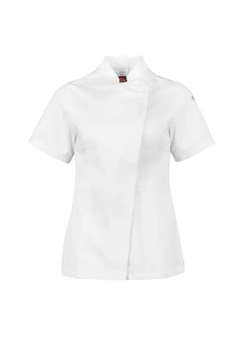 Biz Collection Womens Alfresco Short Sleeve Chef Jacket CH330LS - Allsorts Workwear