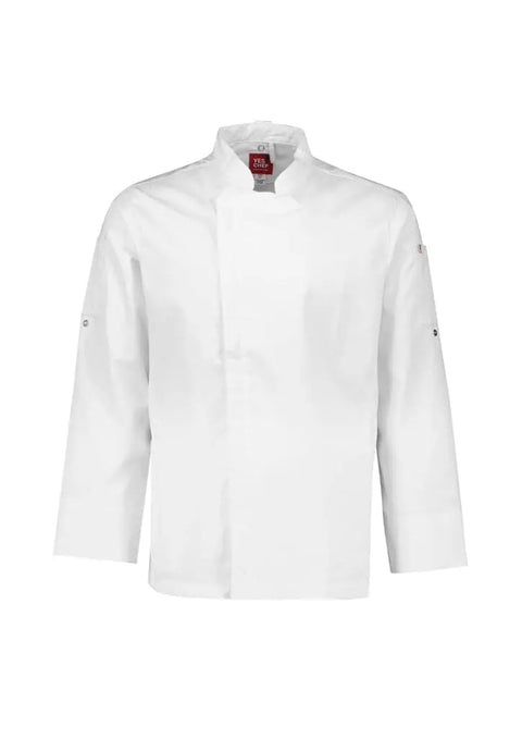 Biz Collection Men's Alfresco Long Sleeve Chef Jacket CH330ML - Allsorts Workwear