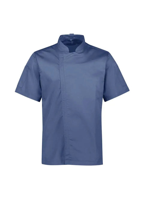 Biz Collection Men's Alfresco Short Sleeve Chef Jacket CH330MS - Allsorts Workwear
