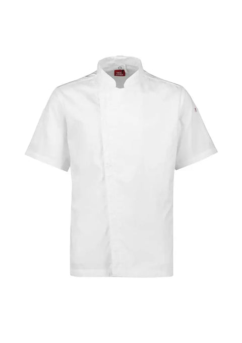 Biz Collection Men's Alfresco Short Sleeve Chef Jacket CH330MS - Allsorts Workwear
