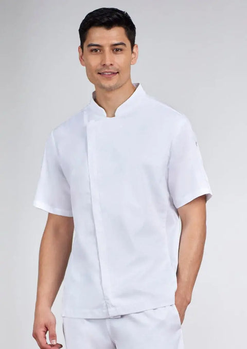 Biz Collection Men's Alfresco Short Sleeve Chef Jacket CH330MS - Allsorts Workwear