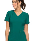Cherokee IFlex Women's Knit Panel Scrub Top CK605  Simply Scrubs Australia