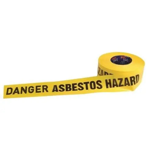 Pro Choice "Danger Asbestos Hazard" Yellow Tape - DADH30075 - Allsorts Workwear