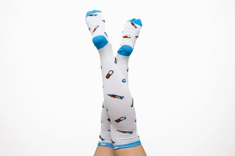 Softies Women's Fashion Injectables Nursing Socks INJS01 - Allsorts Workwear