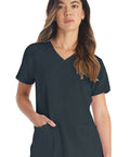 Dickies EDS Essentials Women's V-Neck Scrub Top DK615  Simply Scrubs Australia