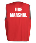 Fire Marshal Printed Vest - Allsorts Workwear