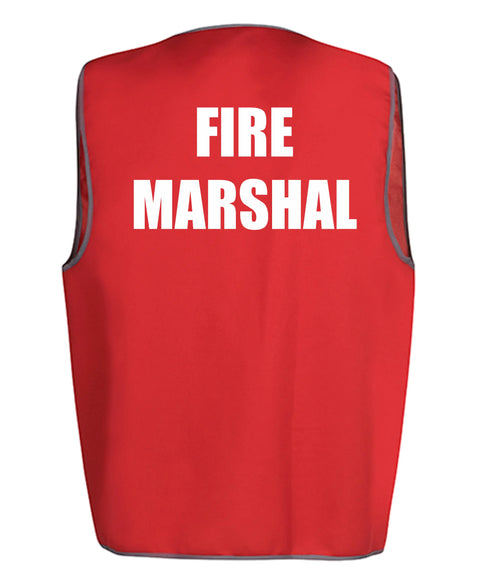 Fire Marshal Printed Vest - Allsorts Workwear